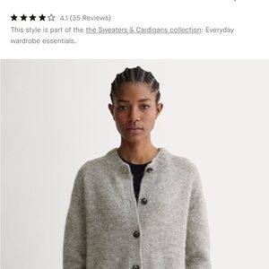 Everlane Heather Gray Knit Sweater